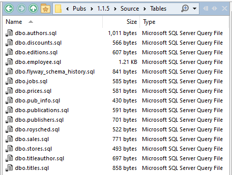 Build script for every database object